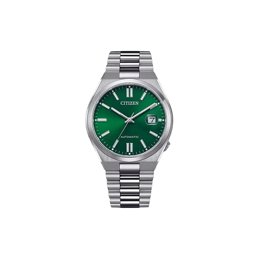 Citizen Tsuyosa Collection Men's Green Analog Stainless Steel Watch NJ0150-81X
