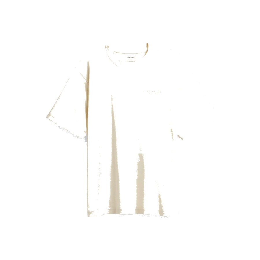 Coach T Shirt In Organic Cotton Cream