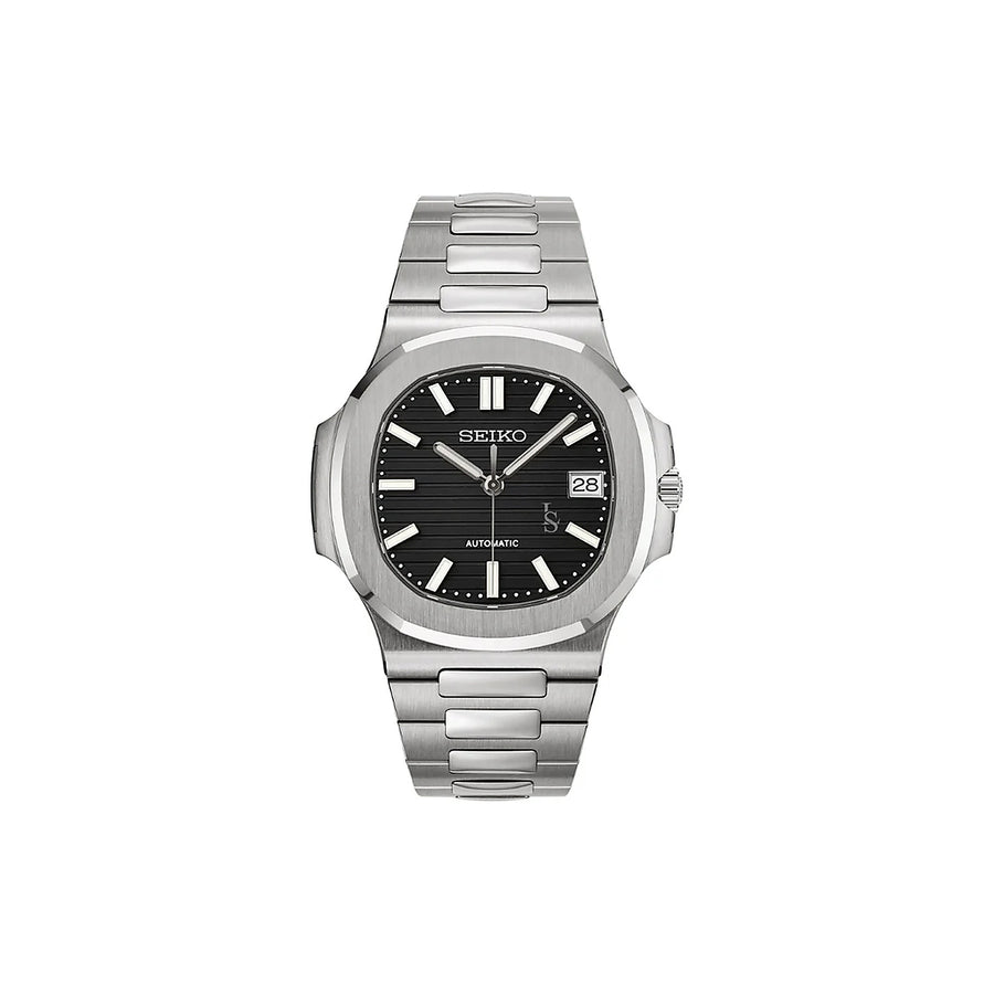 Seiko Mod Nautilus Black 41mm