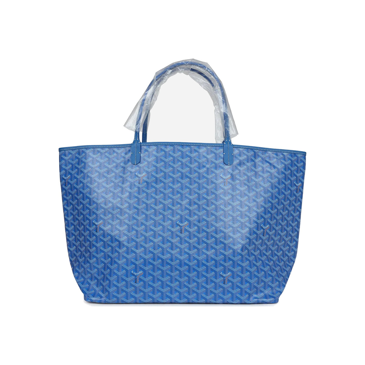 Goyard Goyardine Sky Blue Saint Louis GM Tote Bag Palladium Hardware