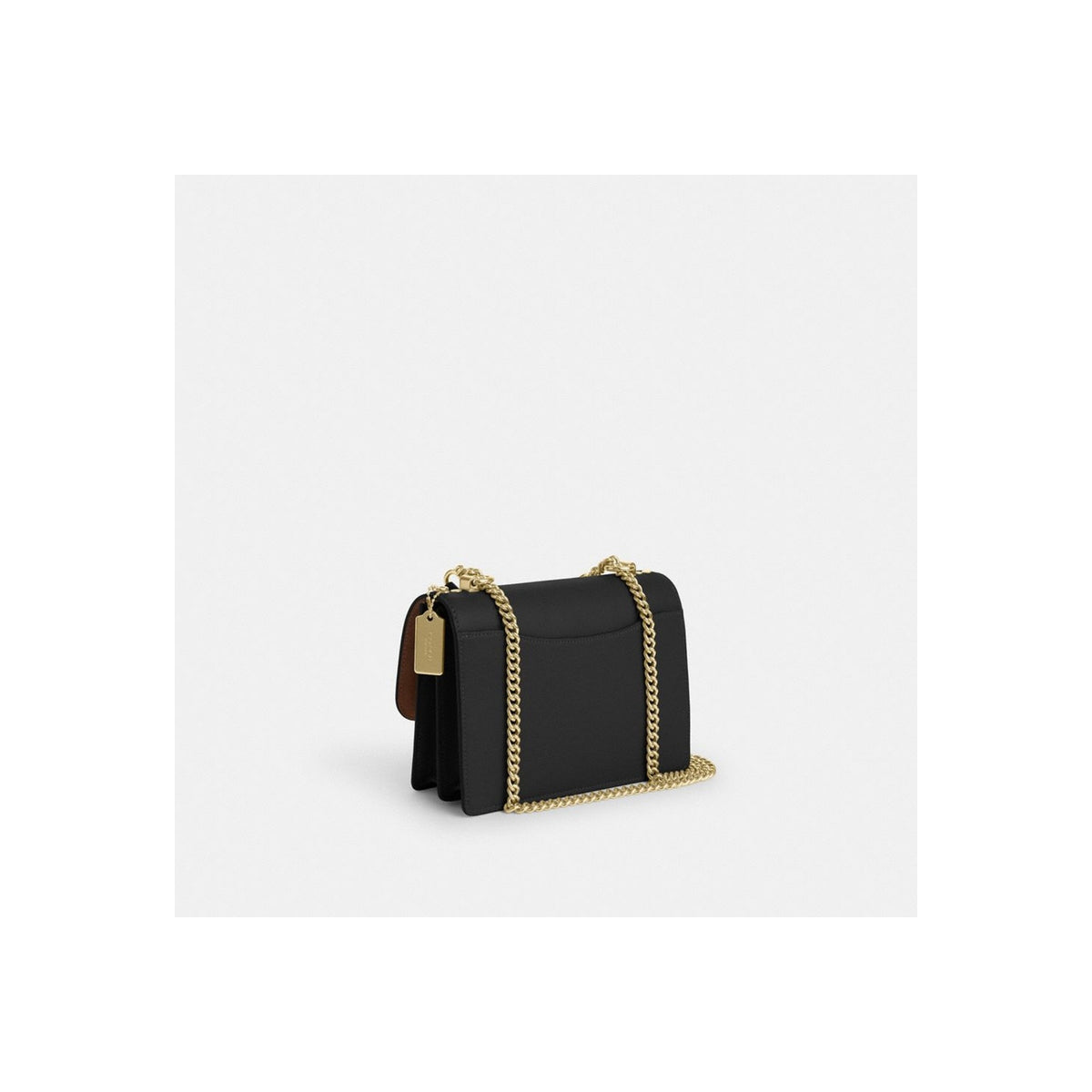 Coach Klare Crossbody Bag In Signature Canvas Gold Walnut Black