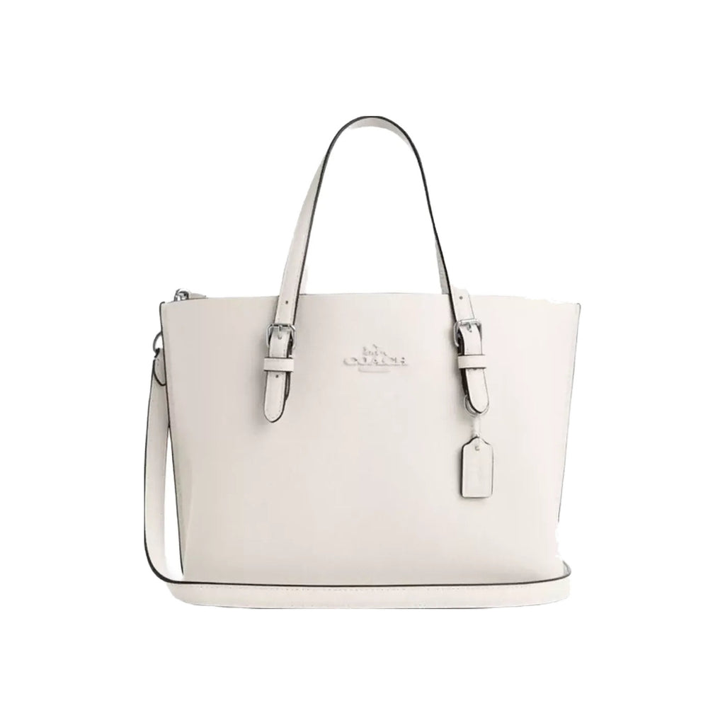 Coach Mollie Tote Bag 25 in Silver Chalk