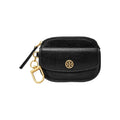Tory Burch Robinson Card Case Key Ring Black