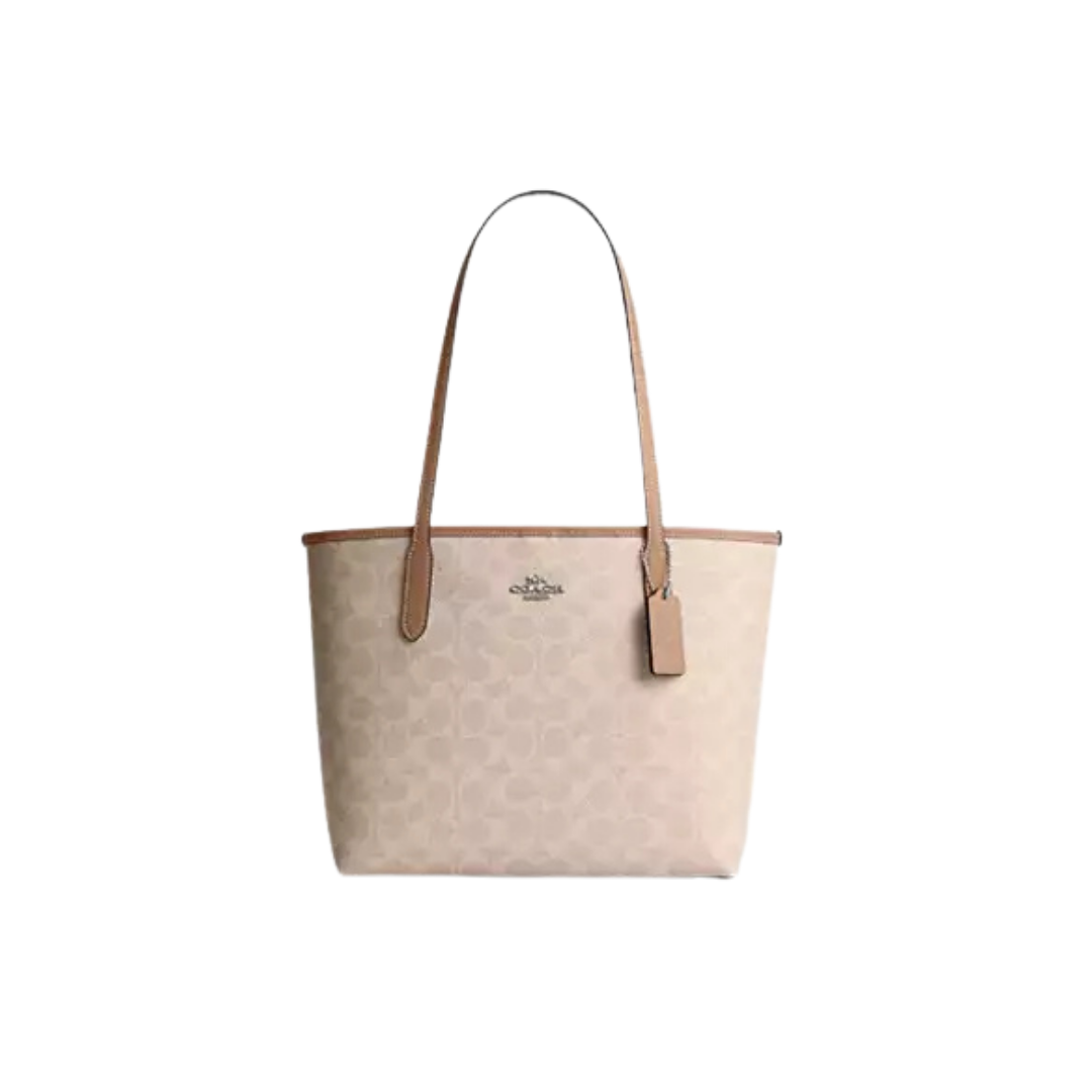 Medium City Tote Bag In Signature Canvas