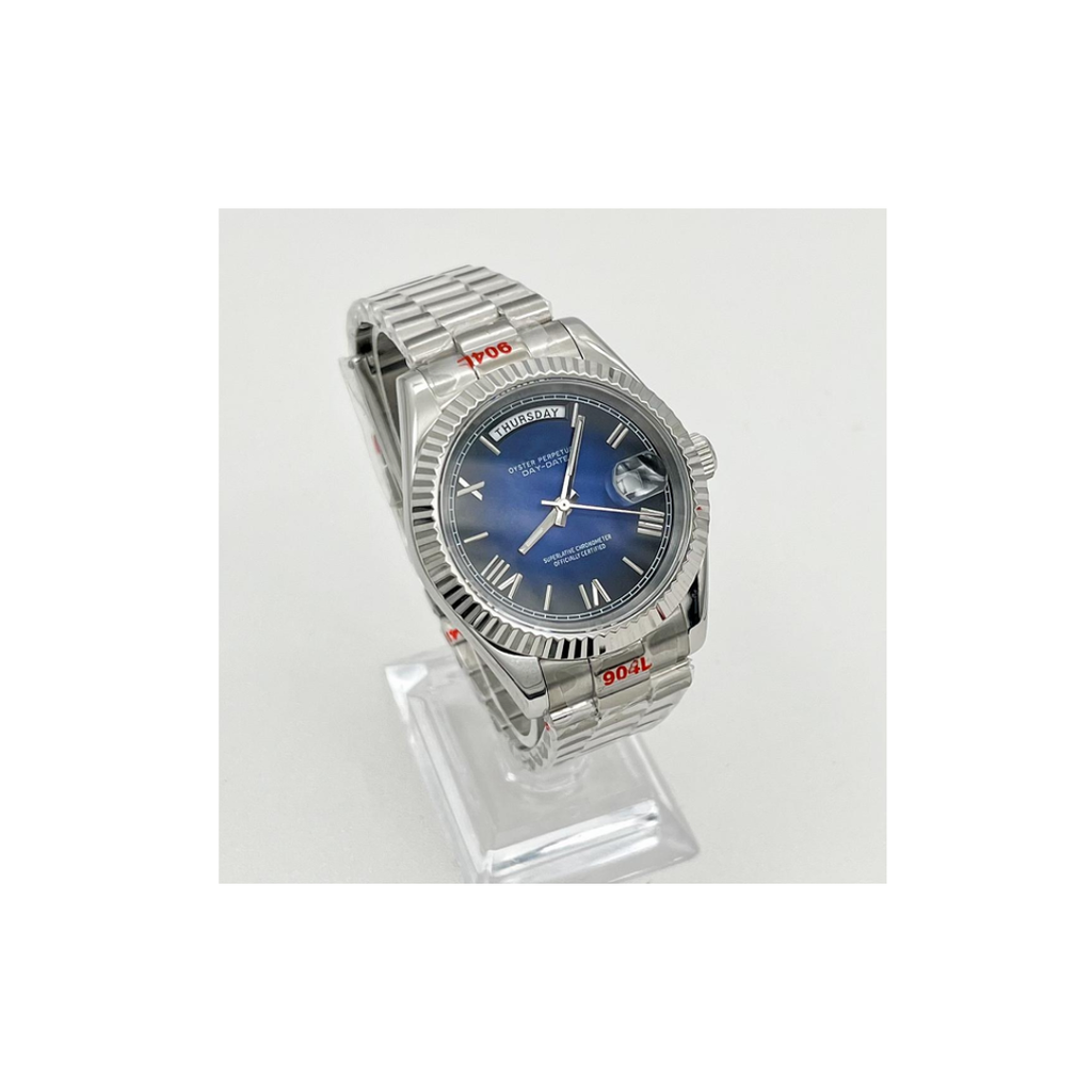 Seiko Mod Day-Date "Blue Roman"