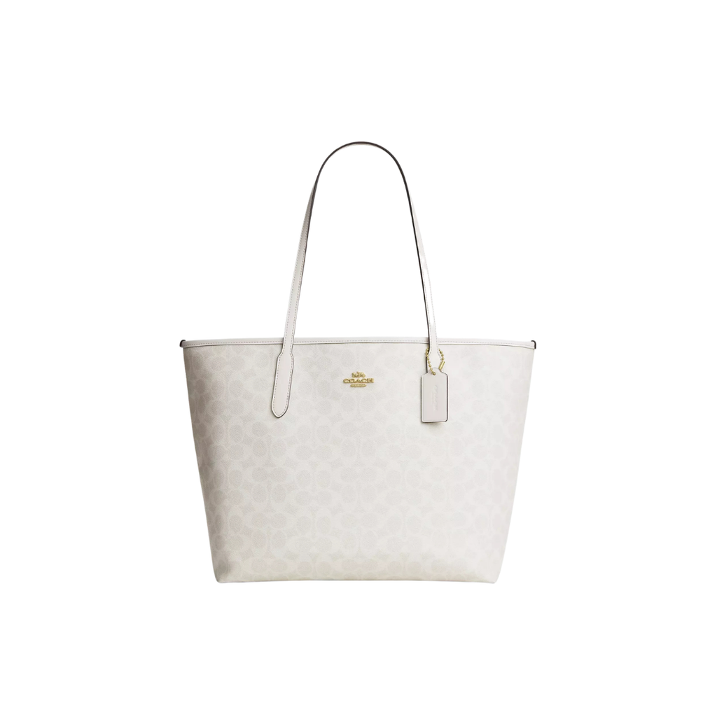 Coach City Tote Bag In Signature Canvas