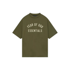 Fear of God Essentials Jersey Crewneck Tee 'Military'