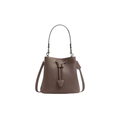 Coach Rowan Bucket Bag pebbled leather Dark stone