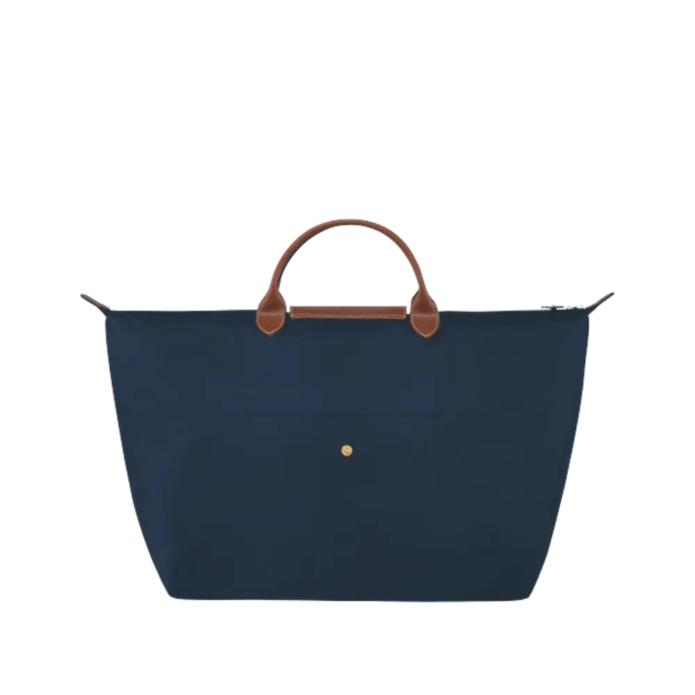 Longchamp Le Pliage Original L Travel bag Navy - Recycled canvas