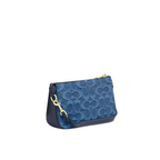 Coach Nolita 19 In Signature Denim Gold Indigo