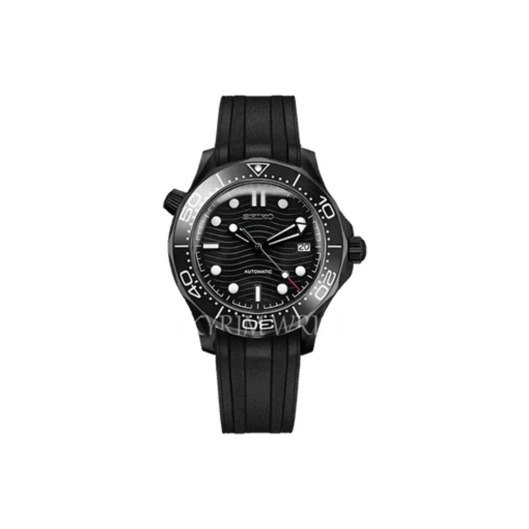 Seiko Mod SEIKOMASTER TRIPLE BLACK
