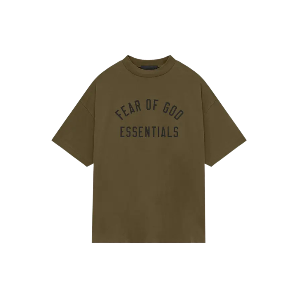 Fear of God Essentials Jersey Crewneck Tee 'Olive'