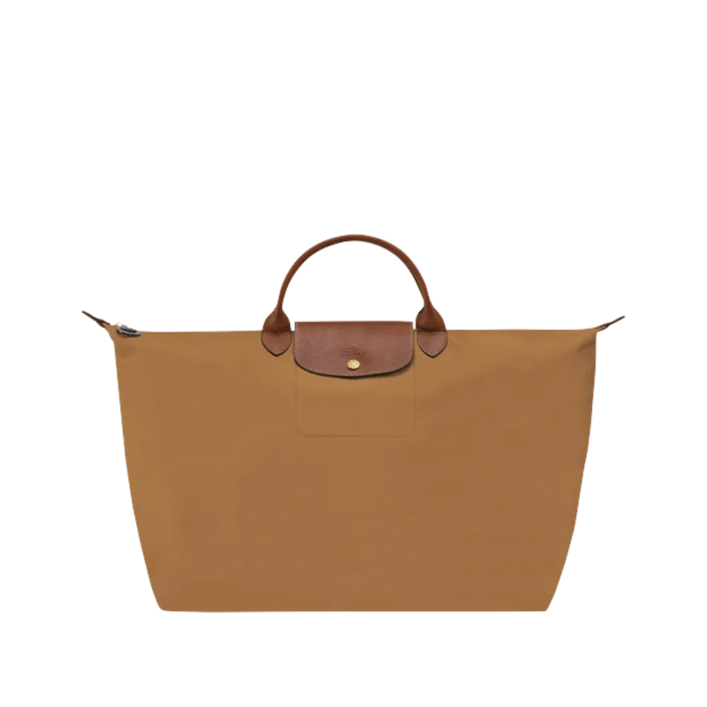 Longchamp Le Pliage Original L Travel bag Fawn - Recycled canvas