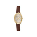 Two-Hand Brown Leather Watch (AR11708)