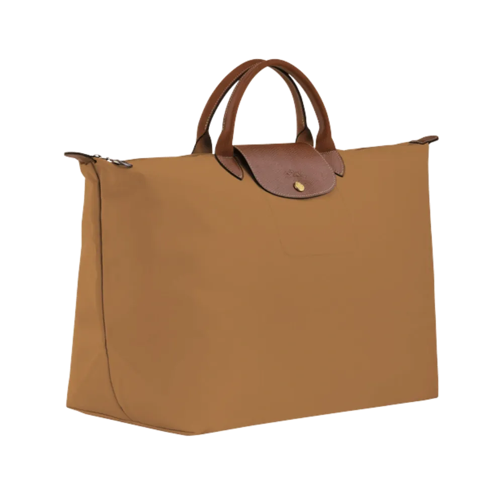 Longchamp Le Pliage Original L Travel bag Fawn - Recycled canvas