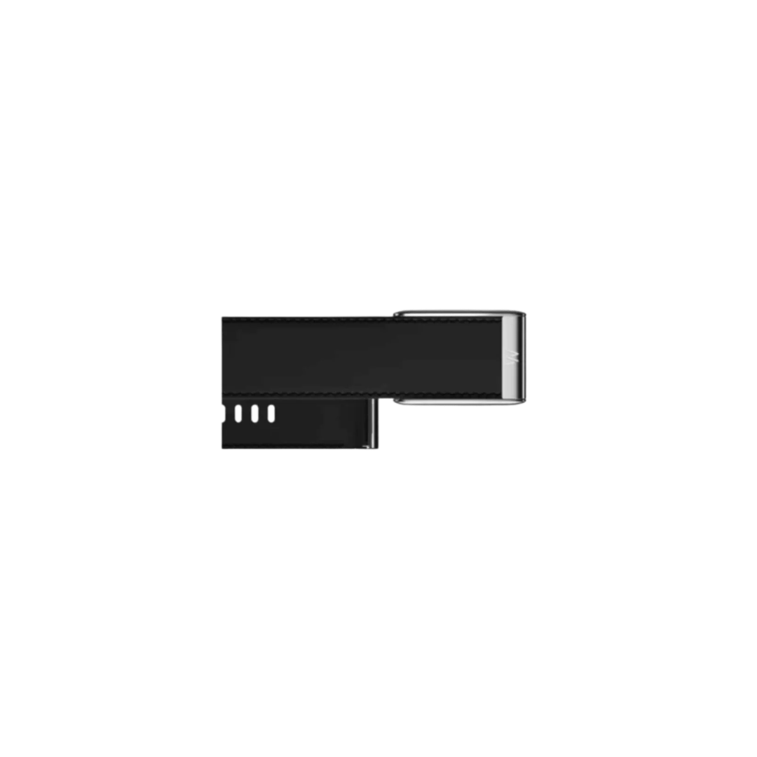Whoop 5.0 Leatherluxe Tapered Black With Titanium Band (12 Month Peak Subscription Included)