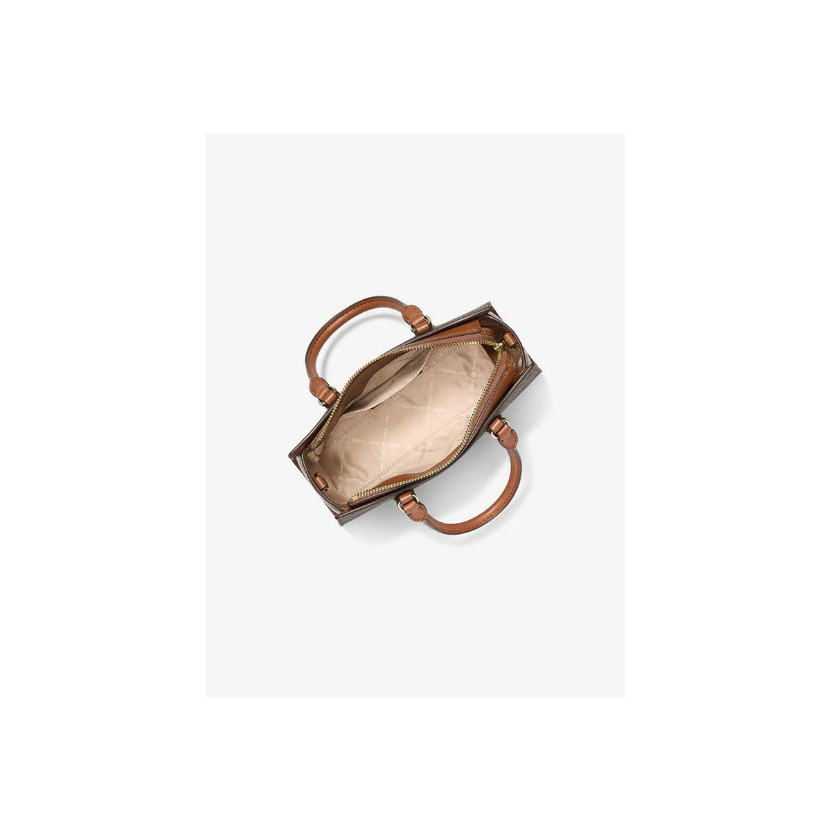 Michael Kors Arden Small Signature Logo Messenger Bag Brown