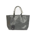 Goyard Goyardine Grey St. Louis PM Tote Bag Palladium Hardware