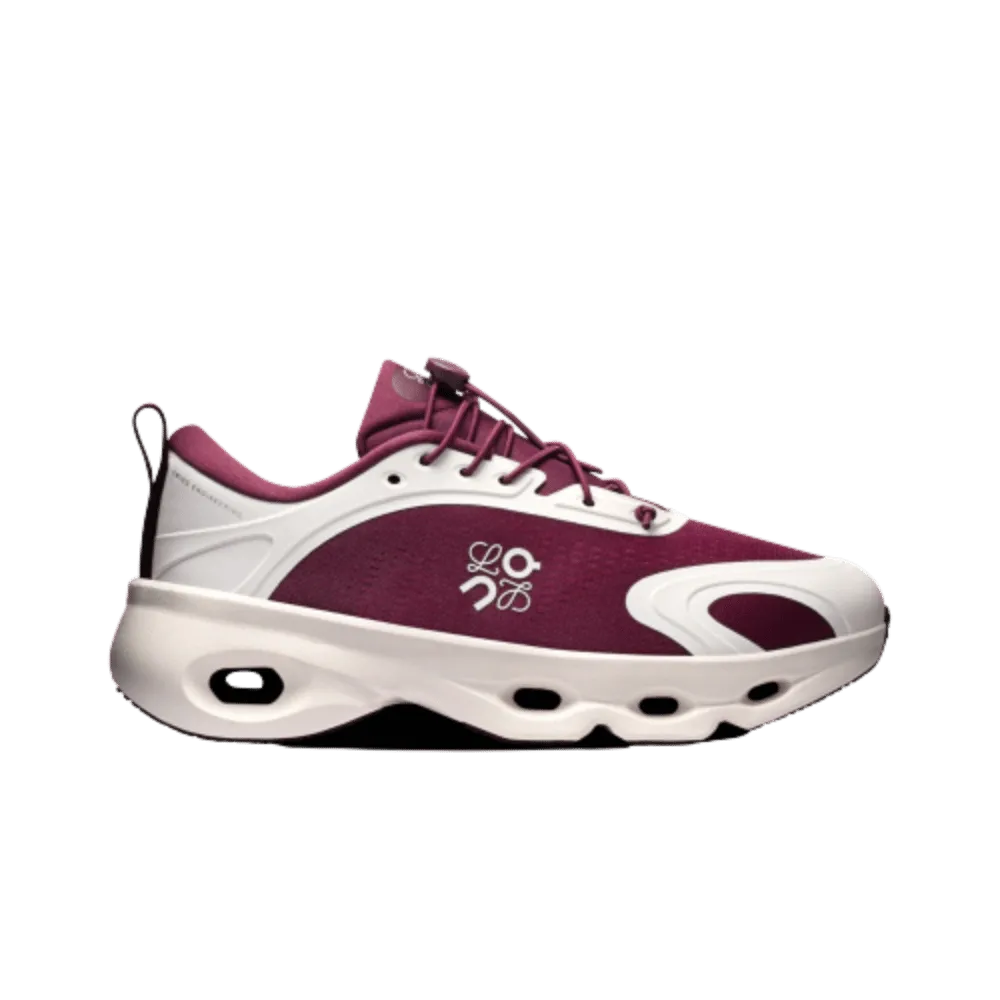 Loewe x On Running Cloudsolo Burgundy Eggshell