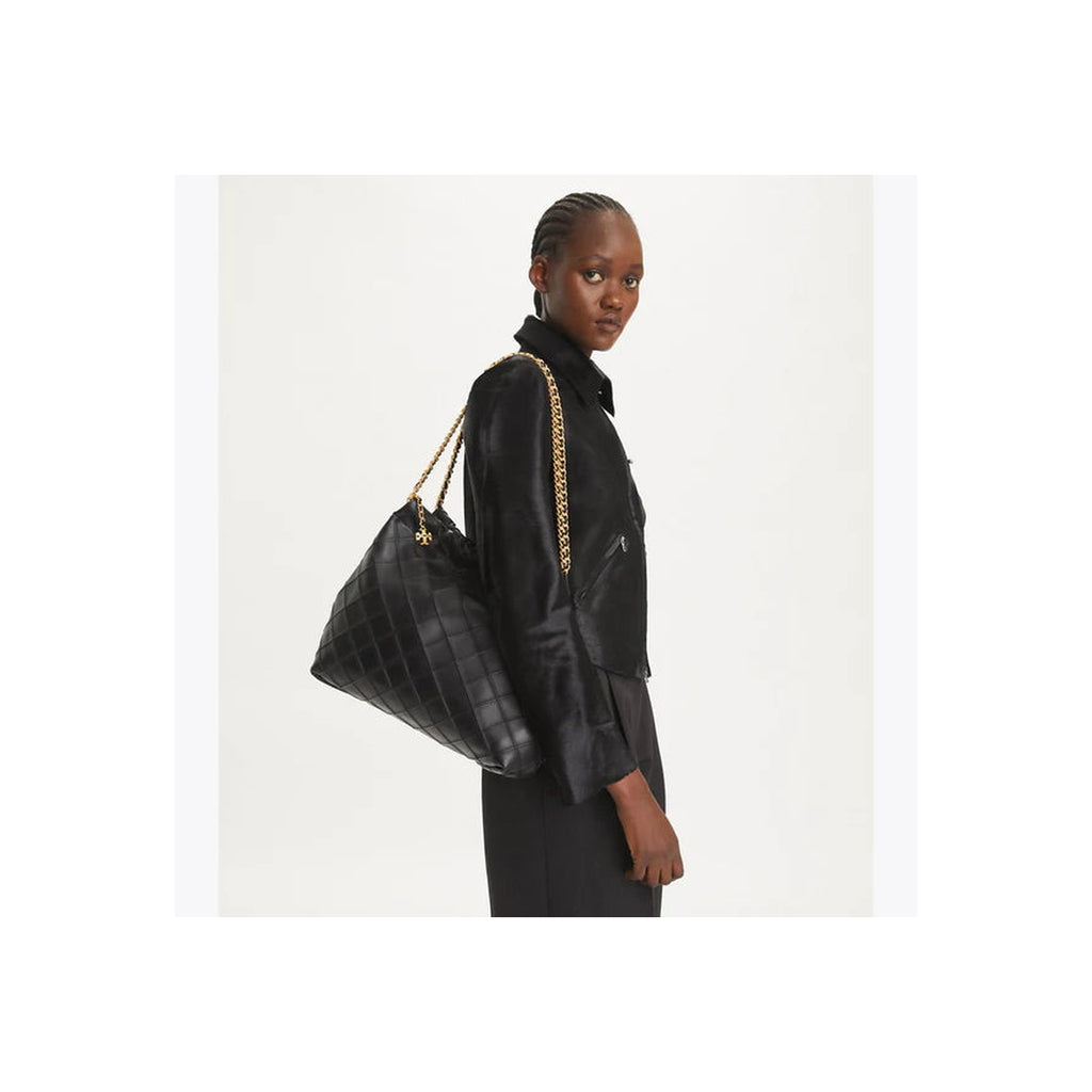 Tory Burch Fleming Soft Hobo Bag Black
