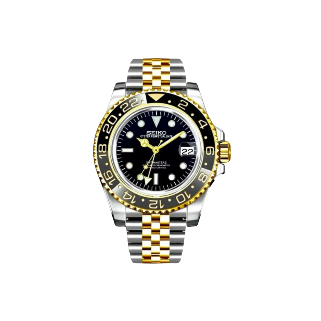 Seiko Mod GMT Bruce Wayne