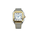 Seiko Mod Santos "Two-Tone White"