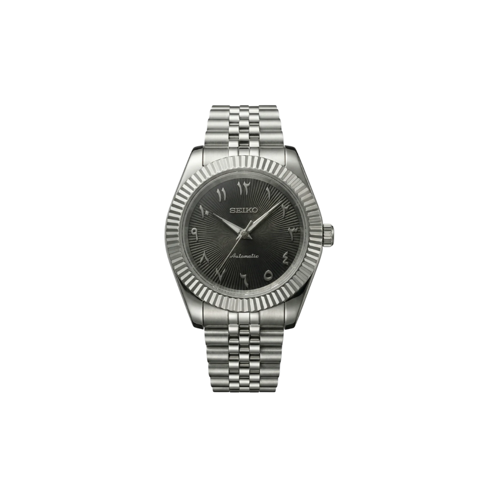 Seiko Datejust Black Textured Arabic Dial
