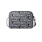 Michael Kors Men's White Cooper Graphic Logo Flight Bag