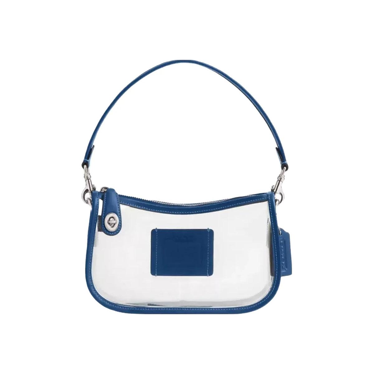 Coach Stadium Swinger Bag in Silver True Blue