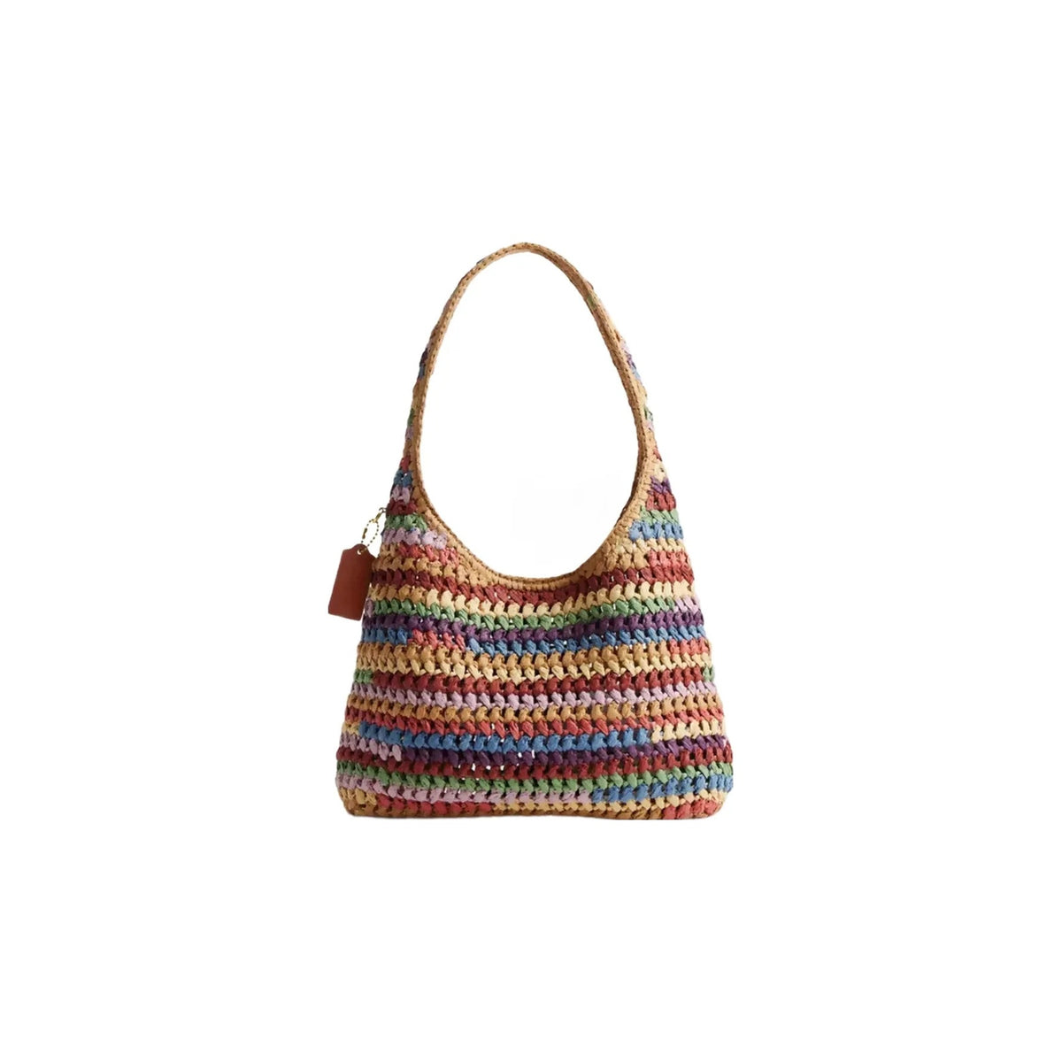 Coach Brooklyn Shoulder Bag 28 in Brass Multi