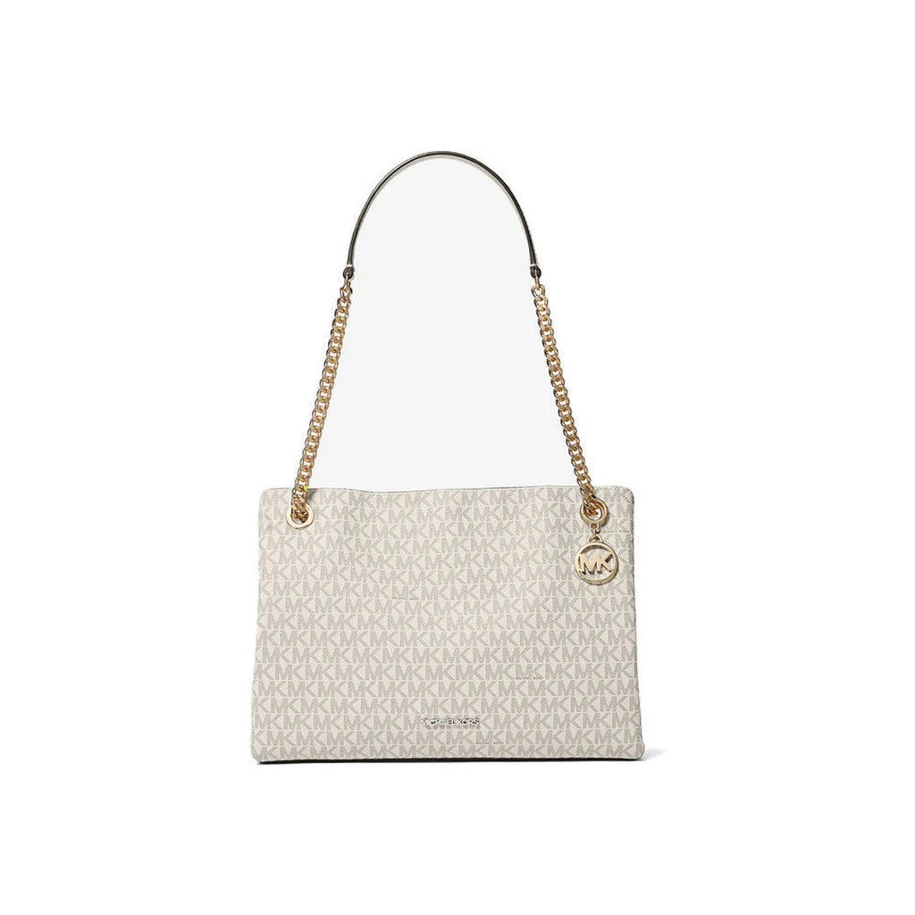 Michael Kors Christina Medium Signature Logo Messenger Bag Lt Crm Multi