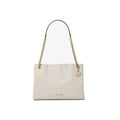 Michael Kors Christina Medium Signature Logo Messenger Bag Lt Crm Multi