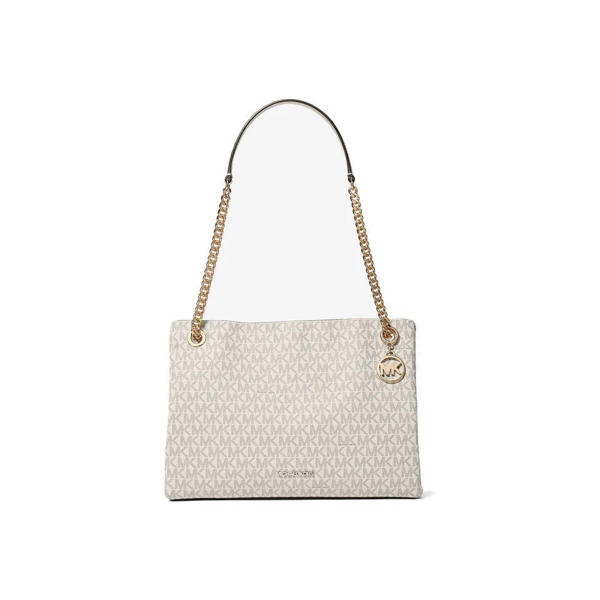 Michael Kors Christina Medium Signature Logo Messenger Bag Lt Crm Multi