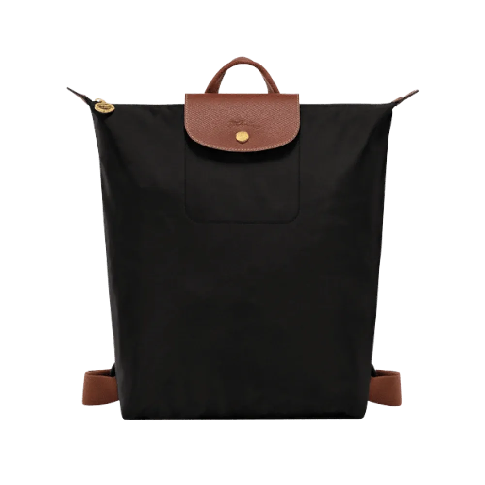 Longchamp Le Pliage Original M Backpack Black - Recycled canvas