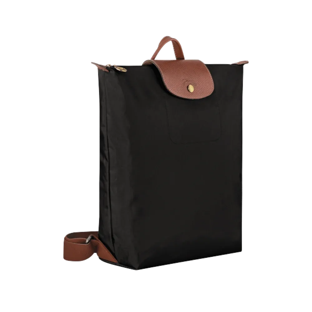 Longchamp Le Pliage Original M Backpack Black - Recycled canvas