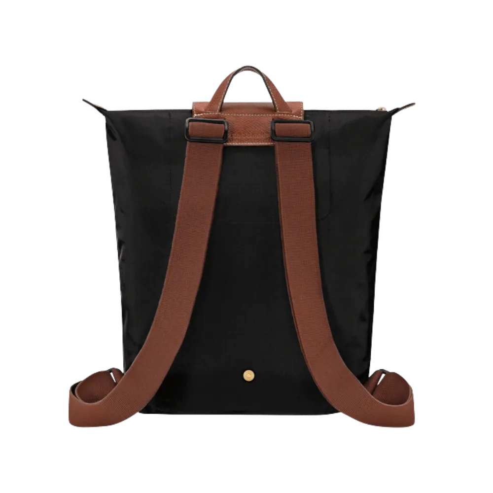 Longchamp Le Pliage Original M Backpack Black - Recycled canvas