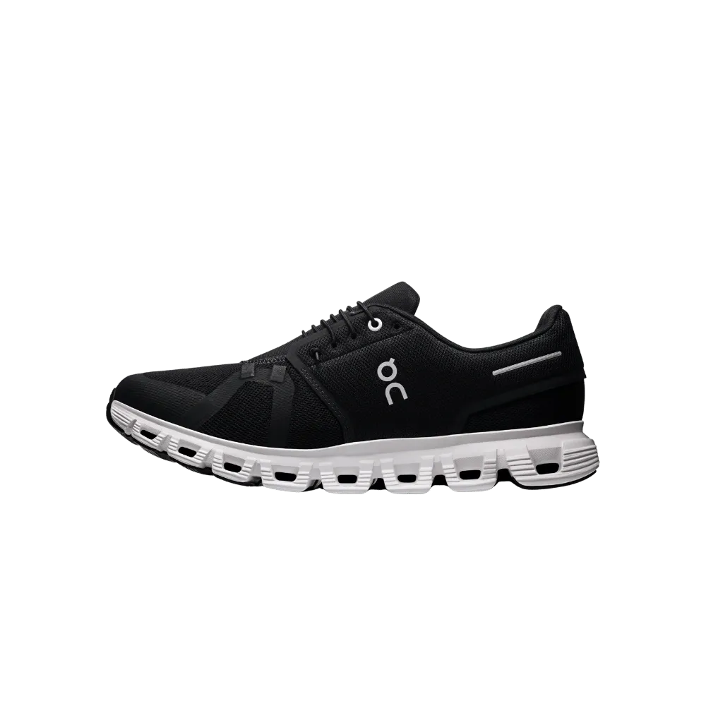 On Running Cloud 6 Wide Black White