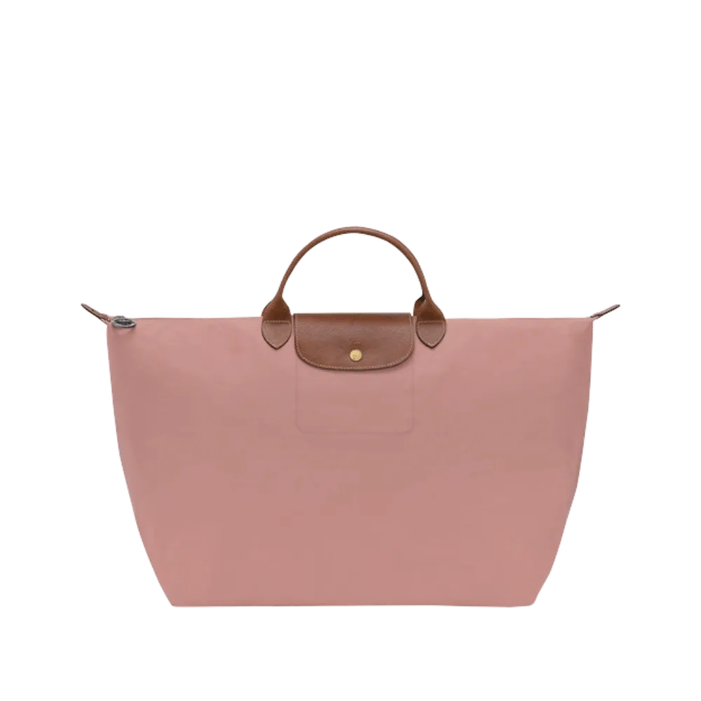 Longchamp Le Pliage Original L Travel bag Pink Tea - Recycled canvas