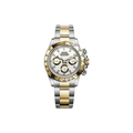 Seiko Mod Daytona Silver Gold White