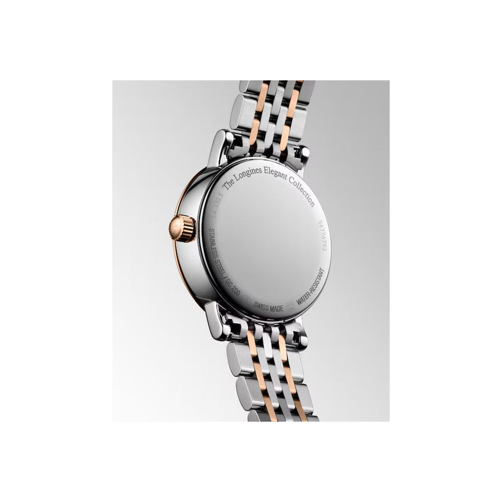 Women’s Longines Elegant Collection Moonphase L4.330.5.87.7 Diamond Quartz Watch
