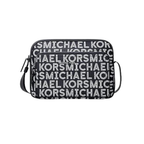 Michael Kors Men's White Cooper Graphic Logo Flight Bag