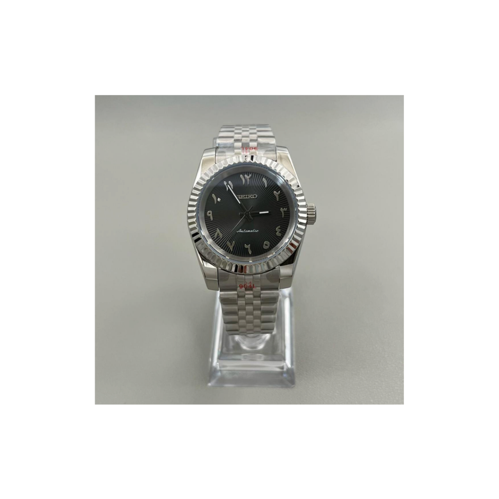 Seiko Datejust Black Textured Arabic Dial
