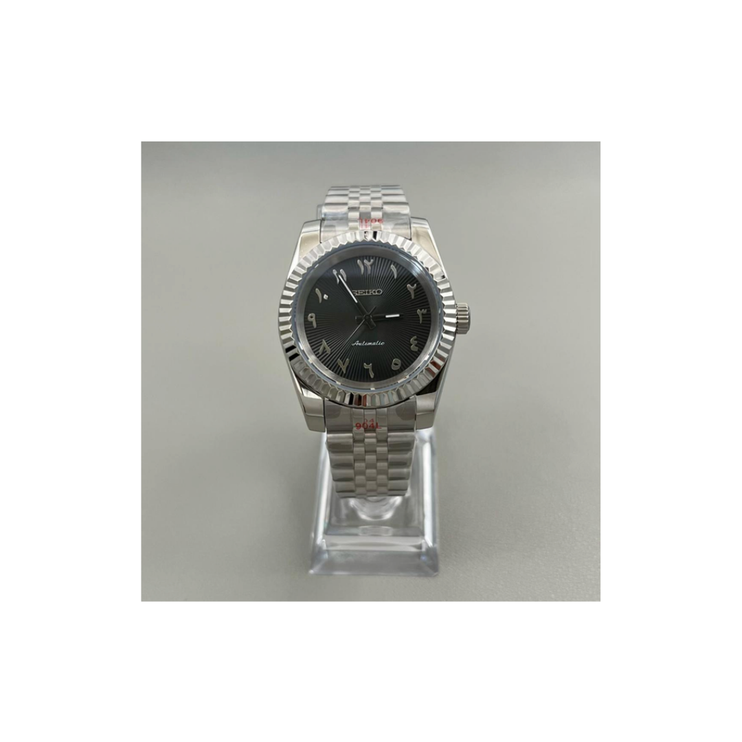 Seiko Datejust Black Textured Arabic Dial