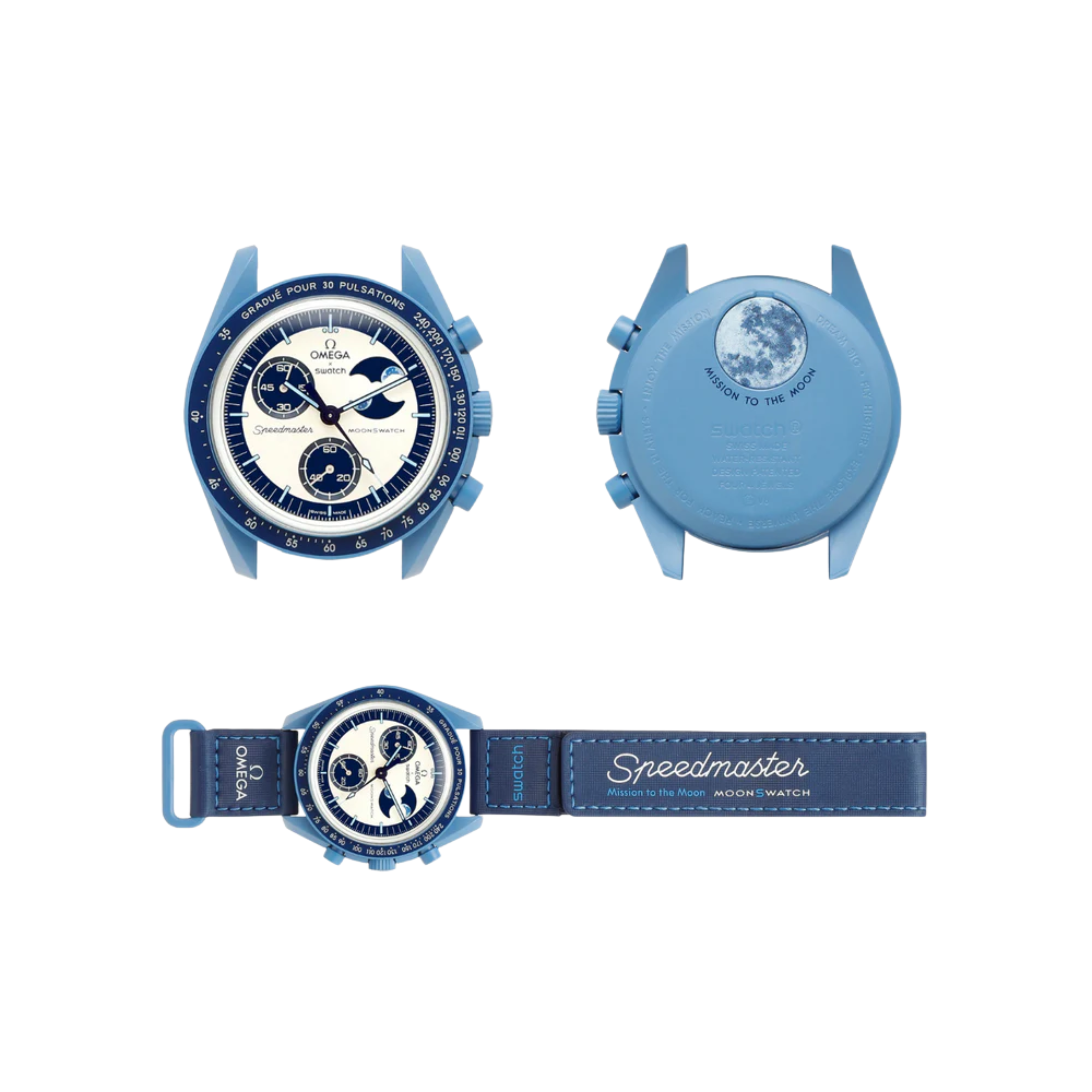 Swatch x Omega Bioceramic MoonSwatch "Mission to the Super Blue Moonphase"