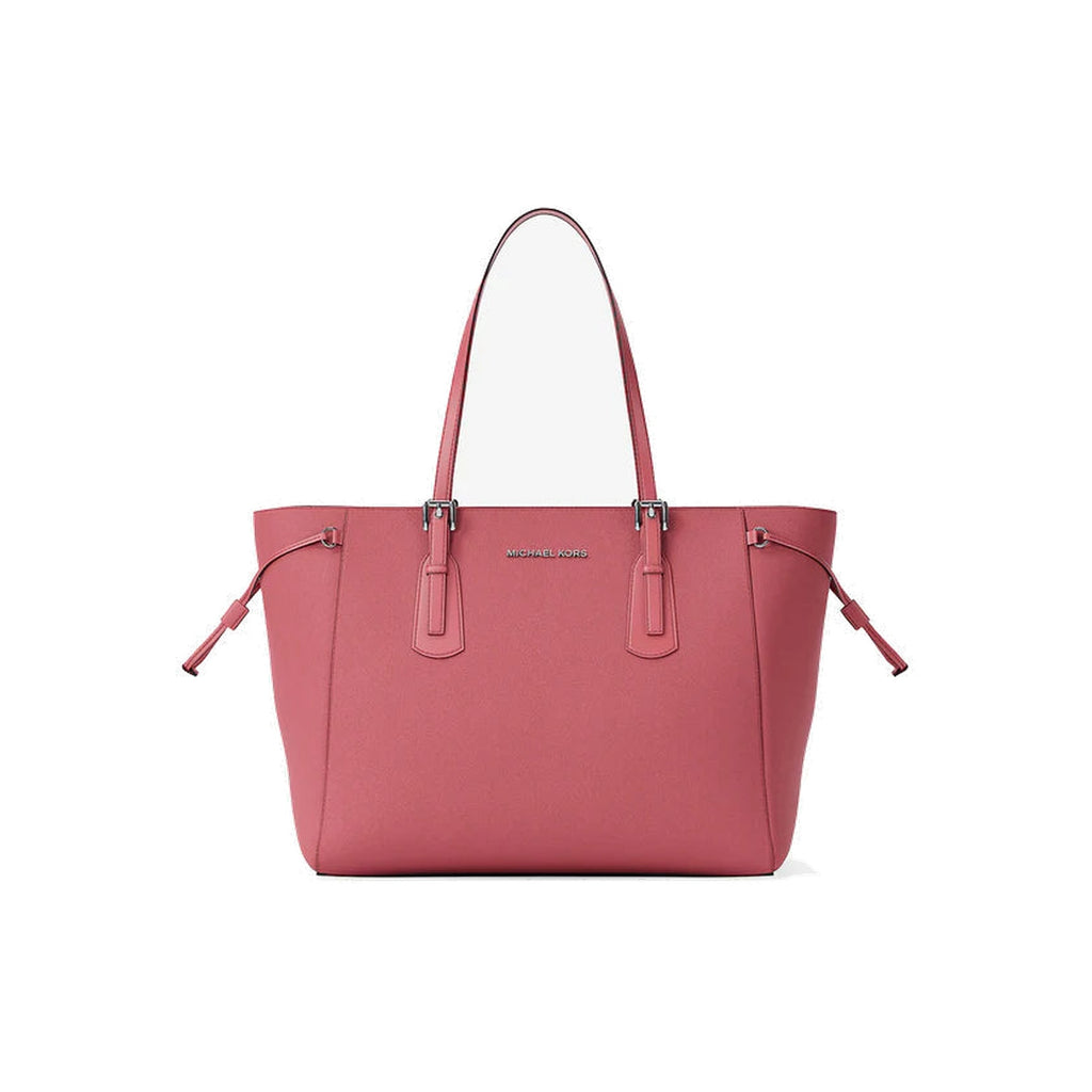 Michael Kors Voyager Large Saffiano Leather Tote Bag Hibiscus