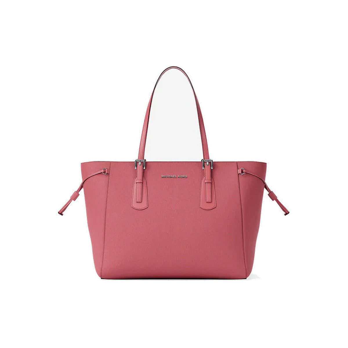 Michael Kors Voyager Large Saffiano Leather Tote Bag Hibiscus