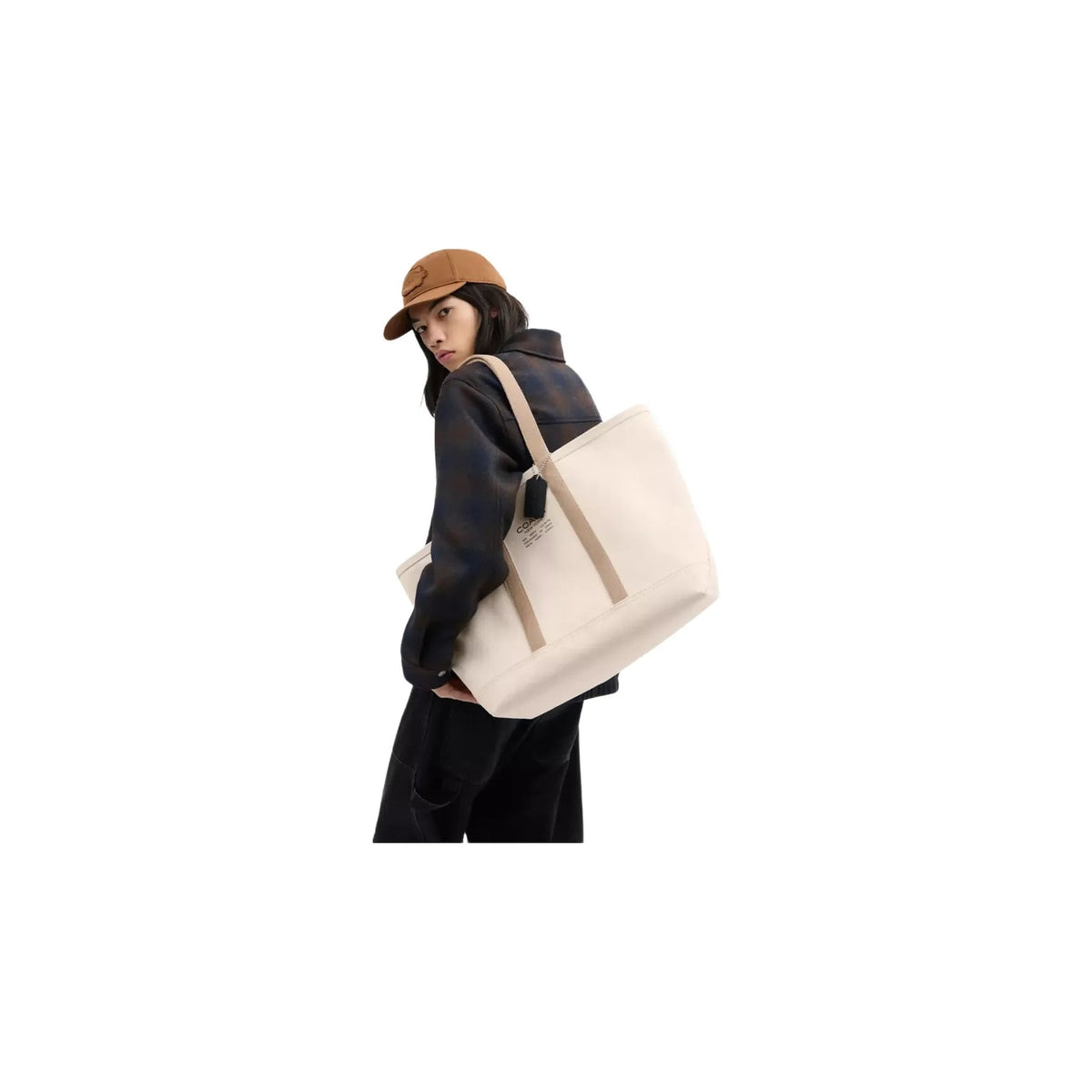 Coach Utility Tote in Natural