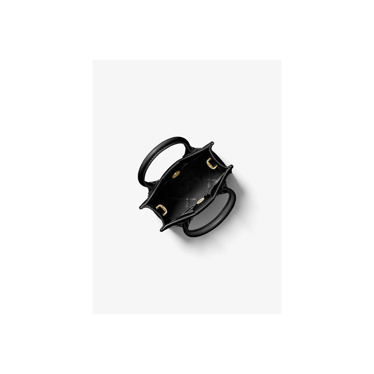 Michael Kors Mercer Extra-Small Pebbled Leather Crossbody Bag Black