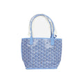 Goyard Goyardine Canvas Iris Anjou Mini Bag Palladium Hardware