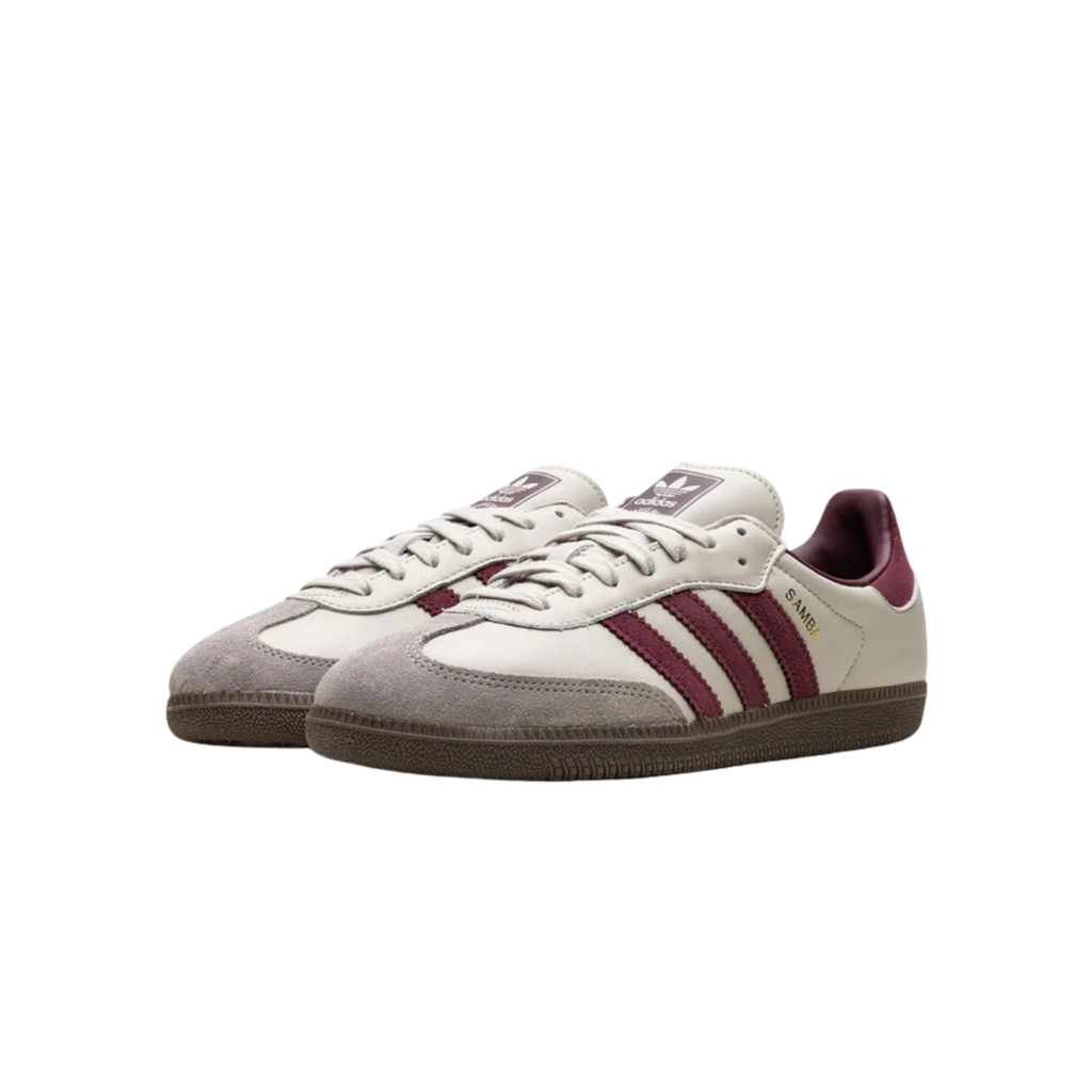 adidas Samba OG Putty Grey Maroon